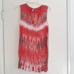 XCVI Orange/beige/gray tunic